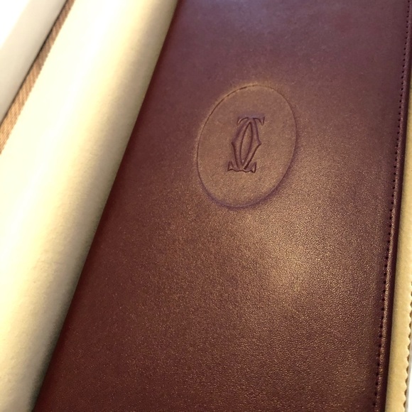 Authentic Must de Cartier Large Leather Wallet - Picture 2 of 5